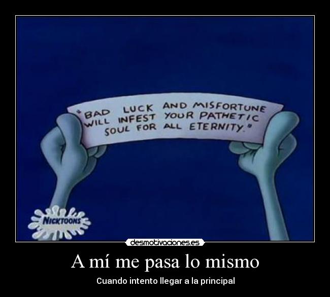 carteles bob esponja desmotivaciones