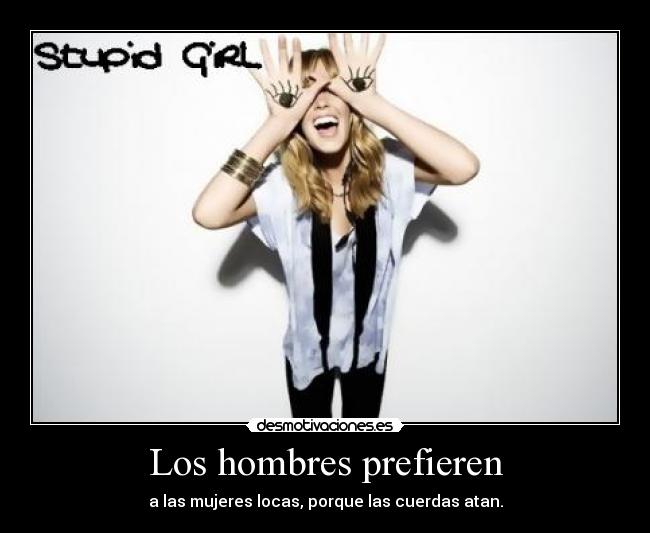 Los hombres prefieren -