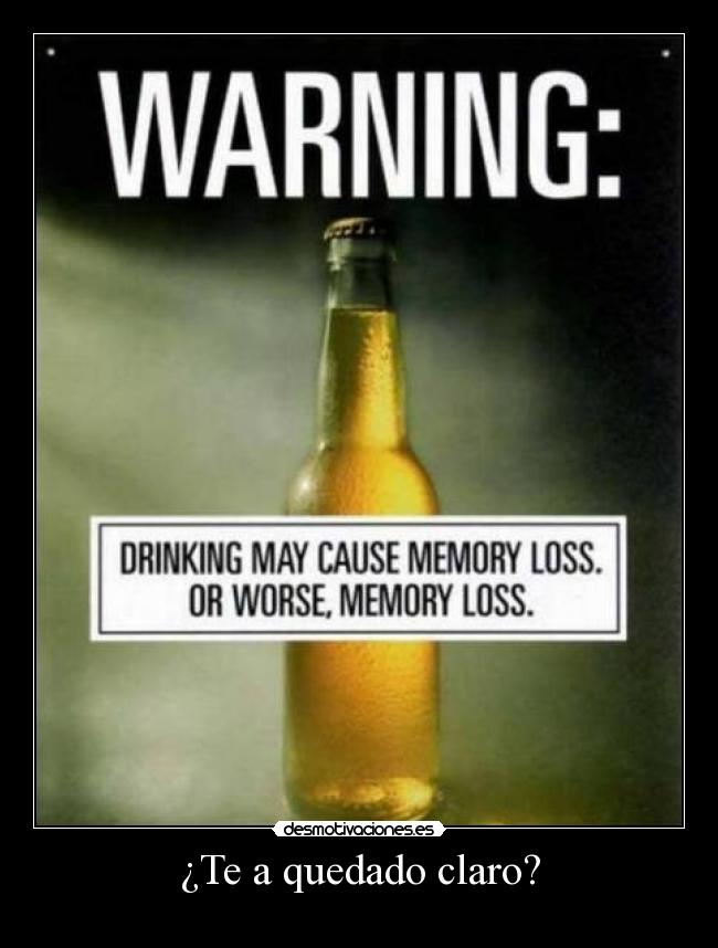 ¿Te a quedado claro? - 