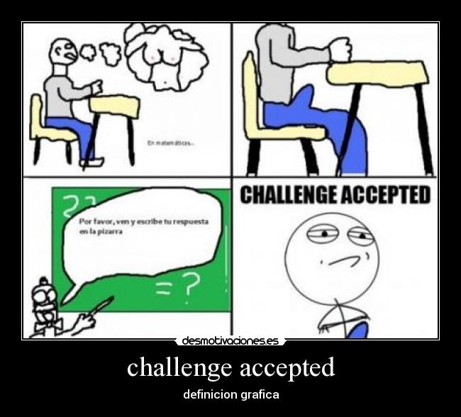 challenge accepted - definicion grafica