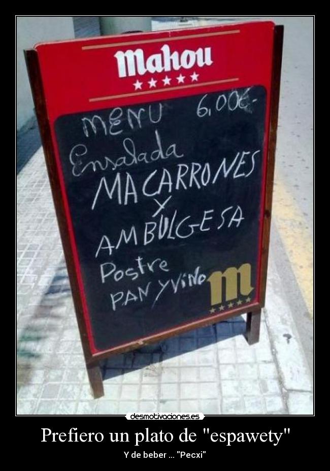 carteles menu mal escrito desmotivaciones