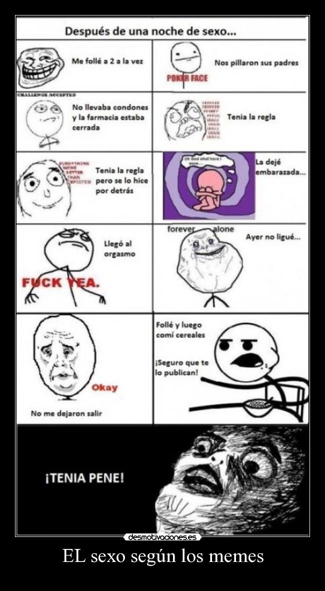 EL sexo según los memes -