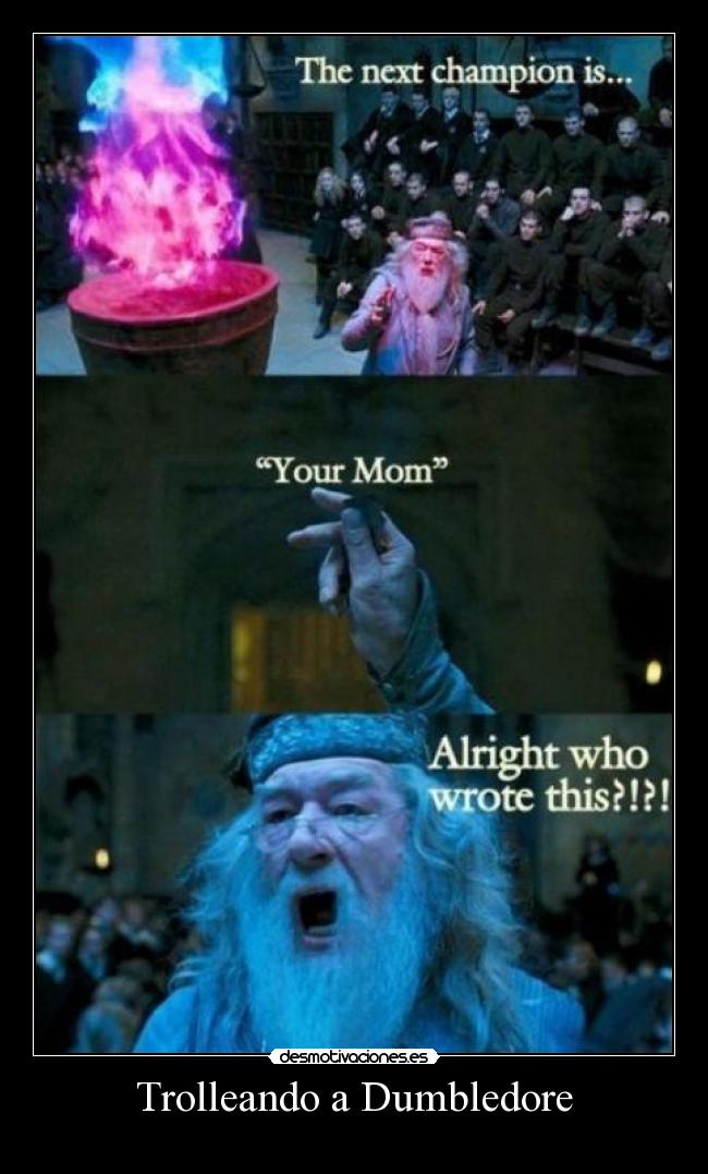 Trolleando a Dumbledore - 