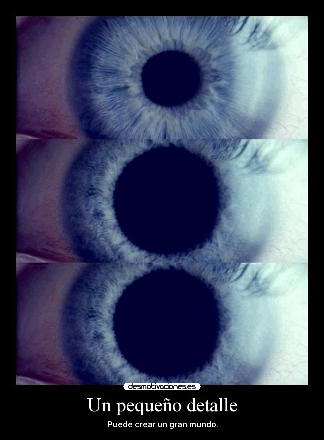 Un pequeño detalle - 