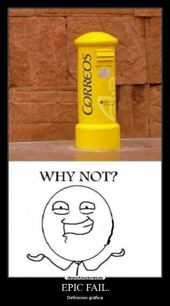 EPIC FAIL. - 