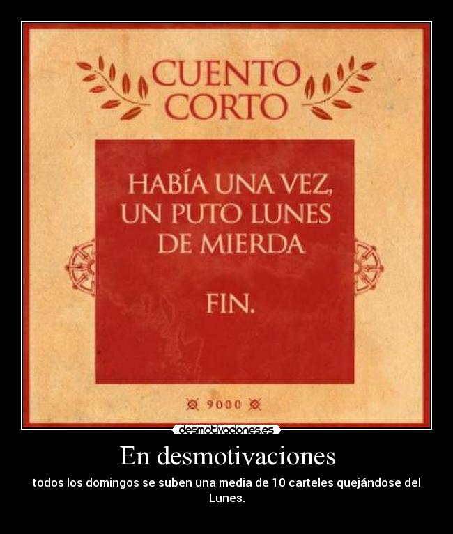 En desmotivaciones -
