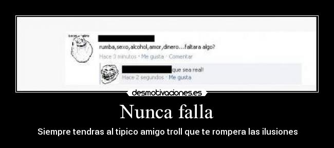 Nunca falla - 