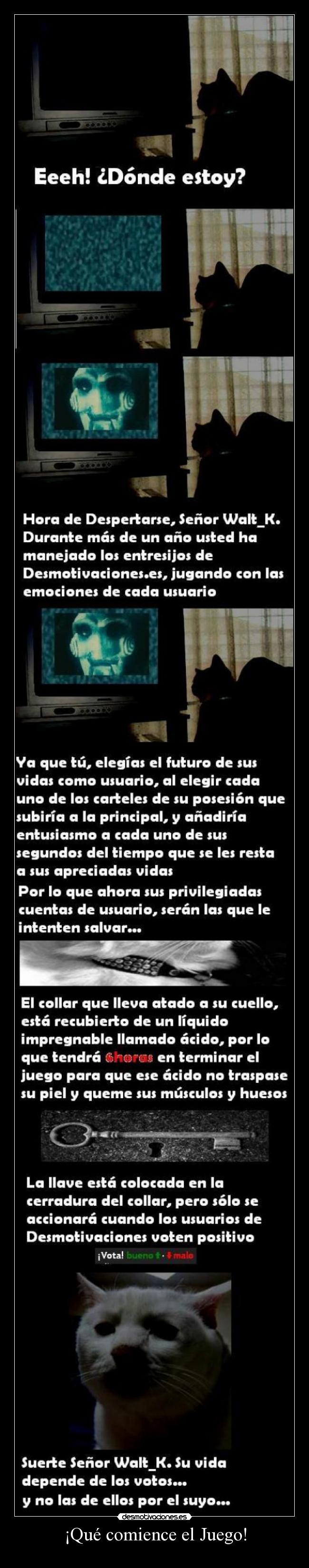 ¡Qué comience el Juego! -