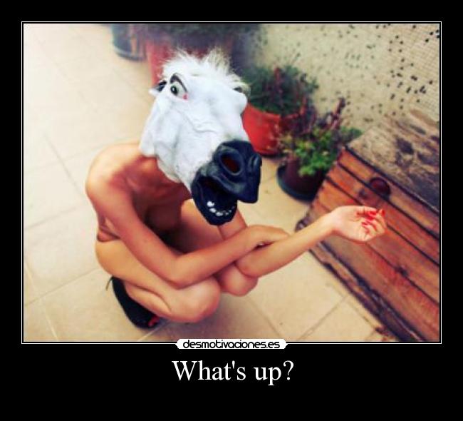 Whats up? -