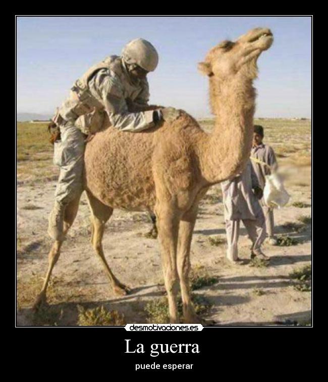 La guerra  - puede esperar
