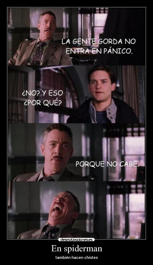 En spiderman -