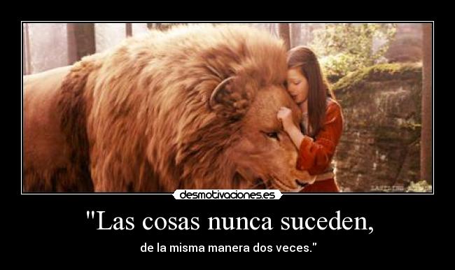 carteles las cosas nunca suceden narnia desmotivaciones