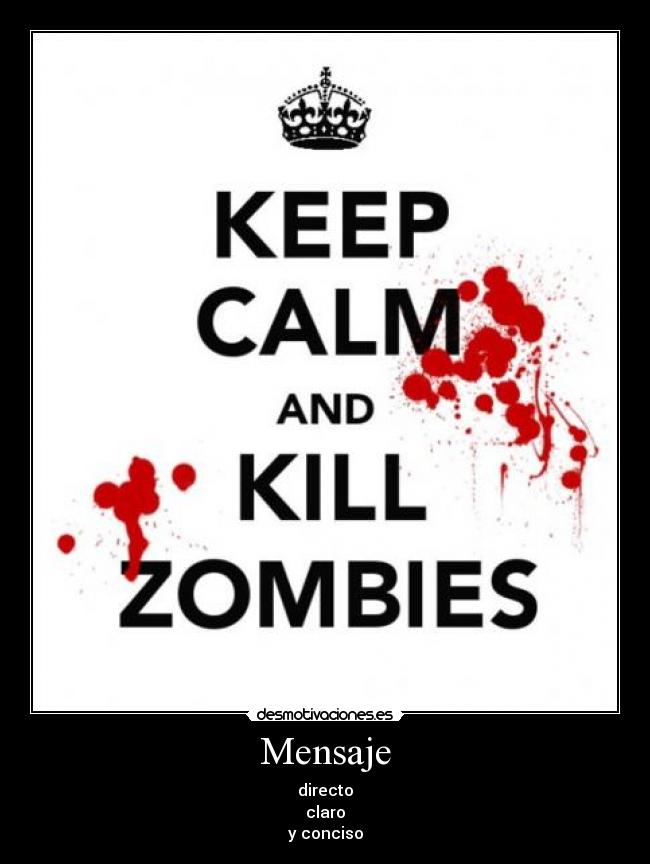 carteles zombies desmotivaciones