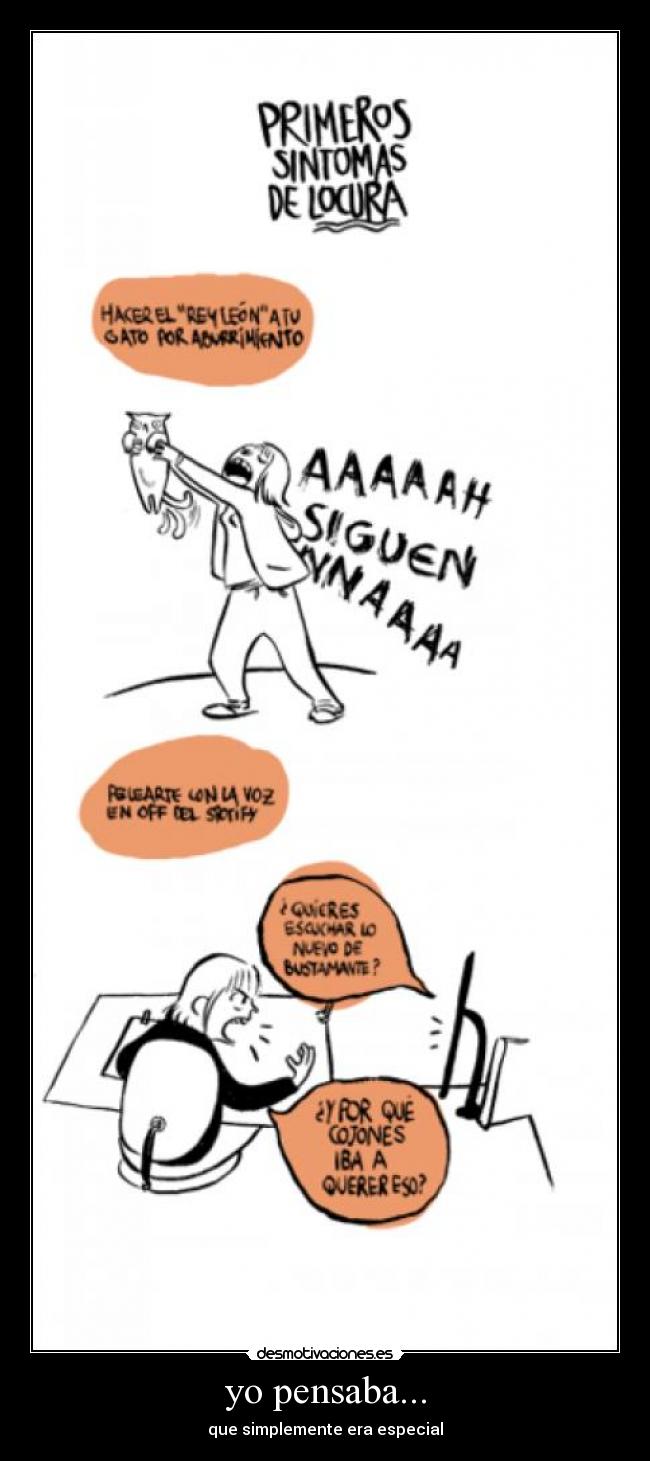 yo pensaba... - 
