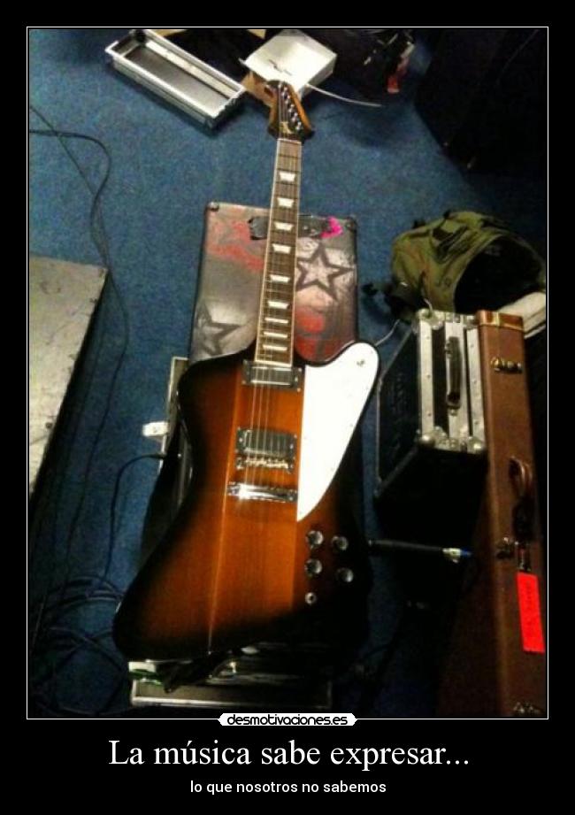 La música sabe expresar... - 