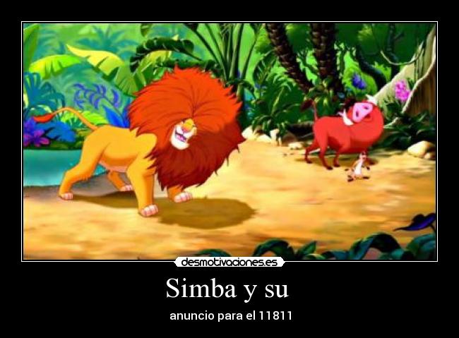 Simba y su  - anuncio para el 11811