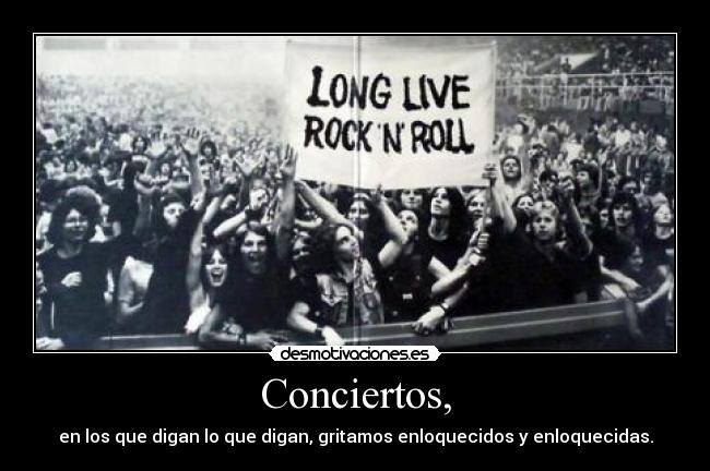 Conciertos, - 