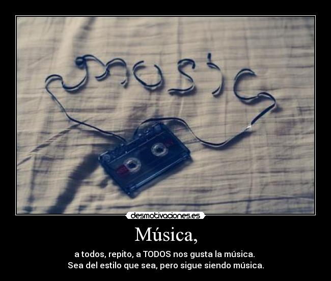 Música, -