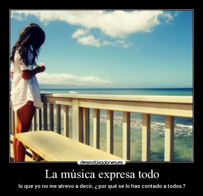 La música expresa todo -
