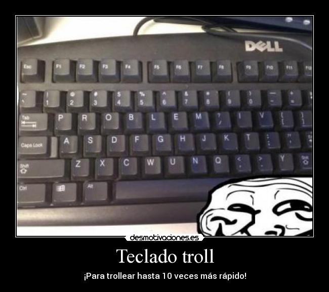 Teclado troll - 