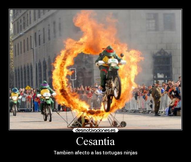 Cesantia - Tambien afecto a las tortugas ninjas