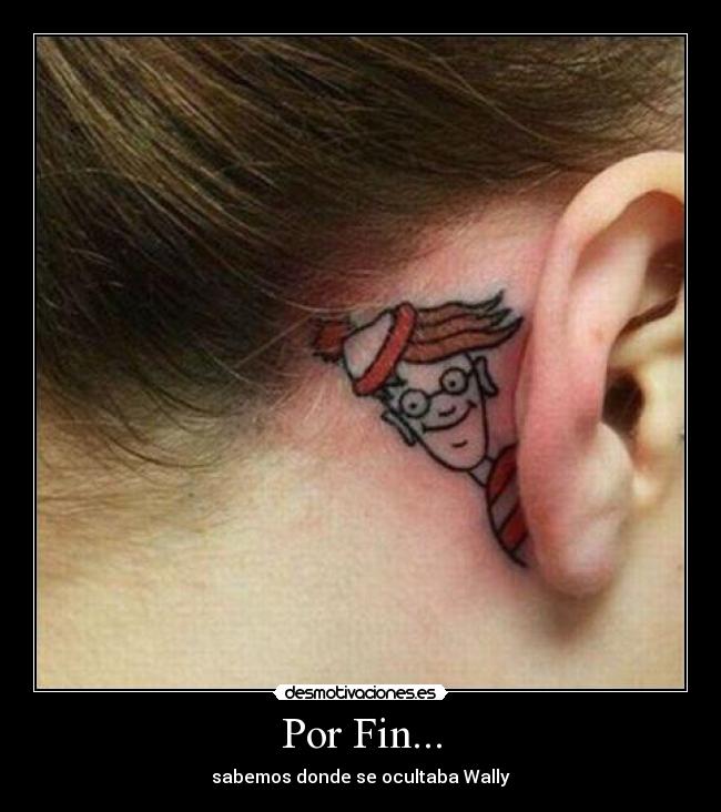 Por Fin... - sabemos donde se ocultaba Wally