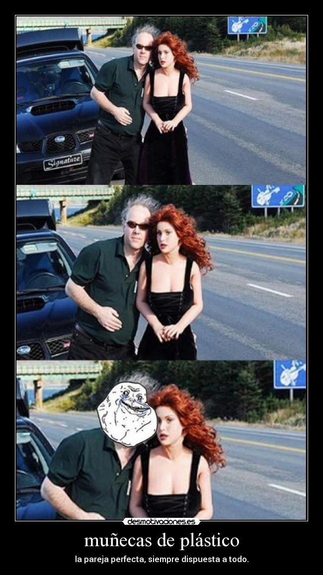 muñecas de plástico - la pareja perfecta, siempre dispuesta a todo.