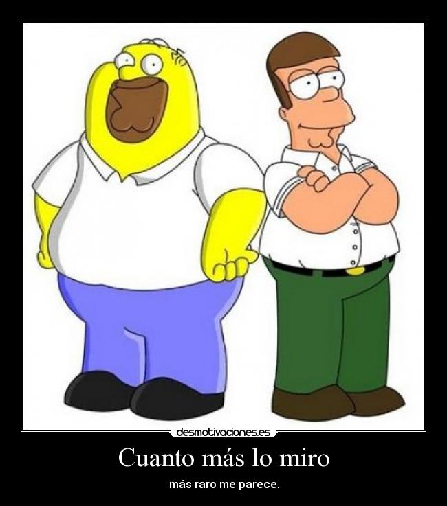 Cuanto más lo miro - más raro me parece.