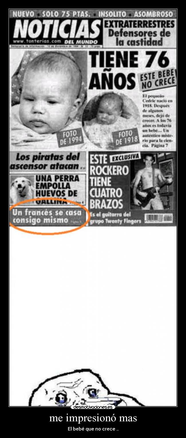 me impresionó mas - 