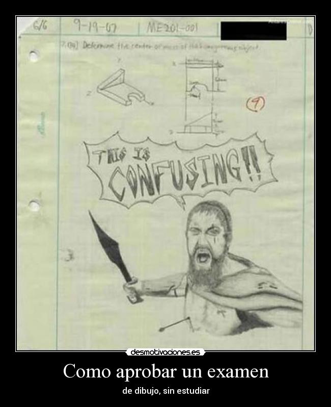 Como aprobar un examen -
