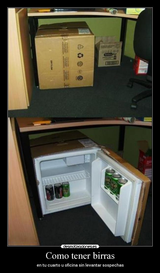 carteles ninjacajacervezafrigo desmotivaciones