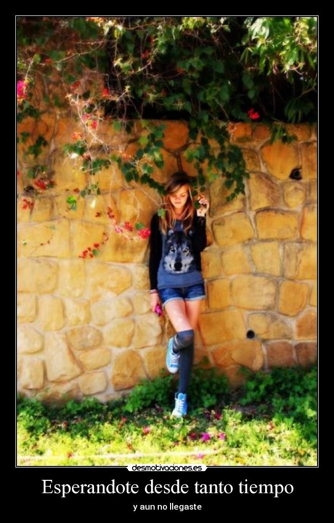 Esperandote desde tanto tiempo - 