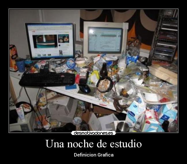 Una noche de estudio -