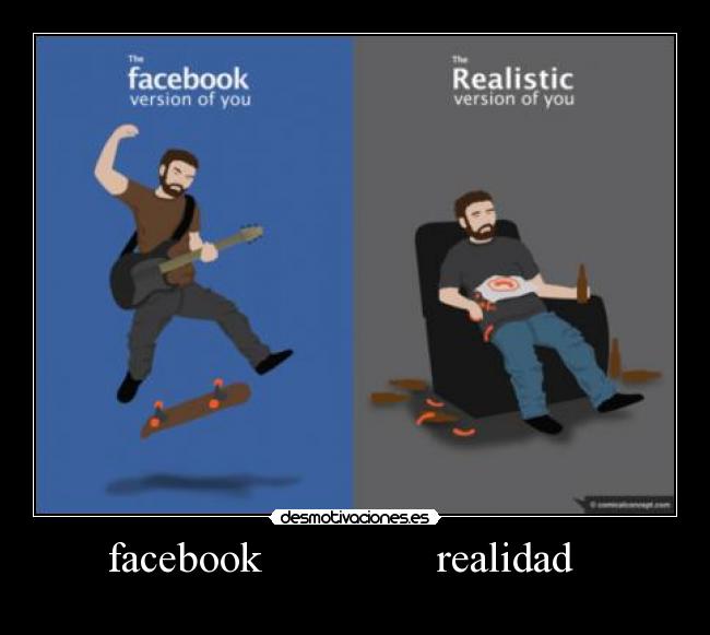 facebook                realidad    - 