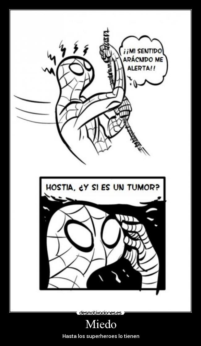 Miedo - Hasta los superheroes lo tienen