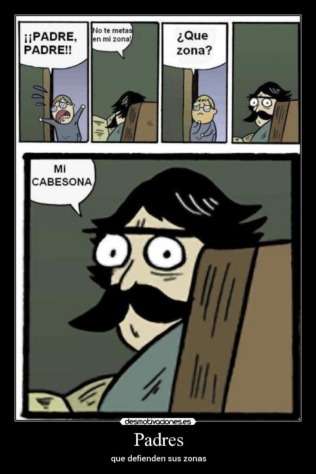 Padres - que defienden sus zonas