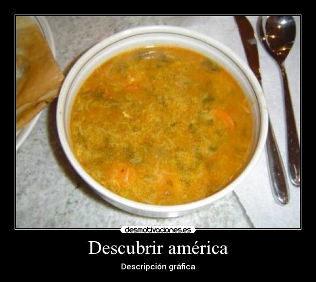 Descubrir américa - Descripción gráfica