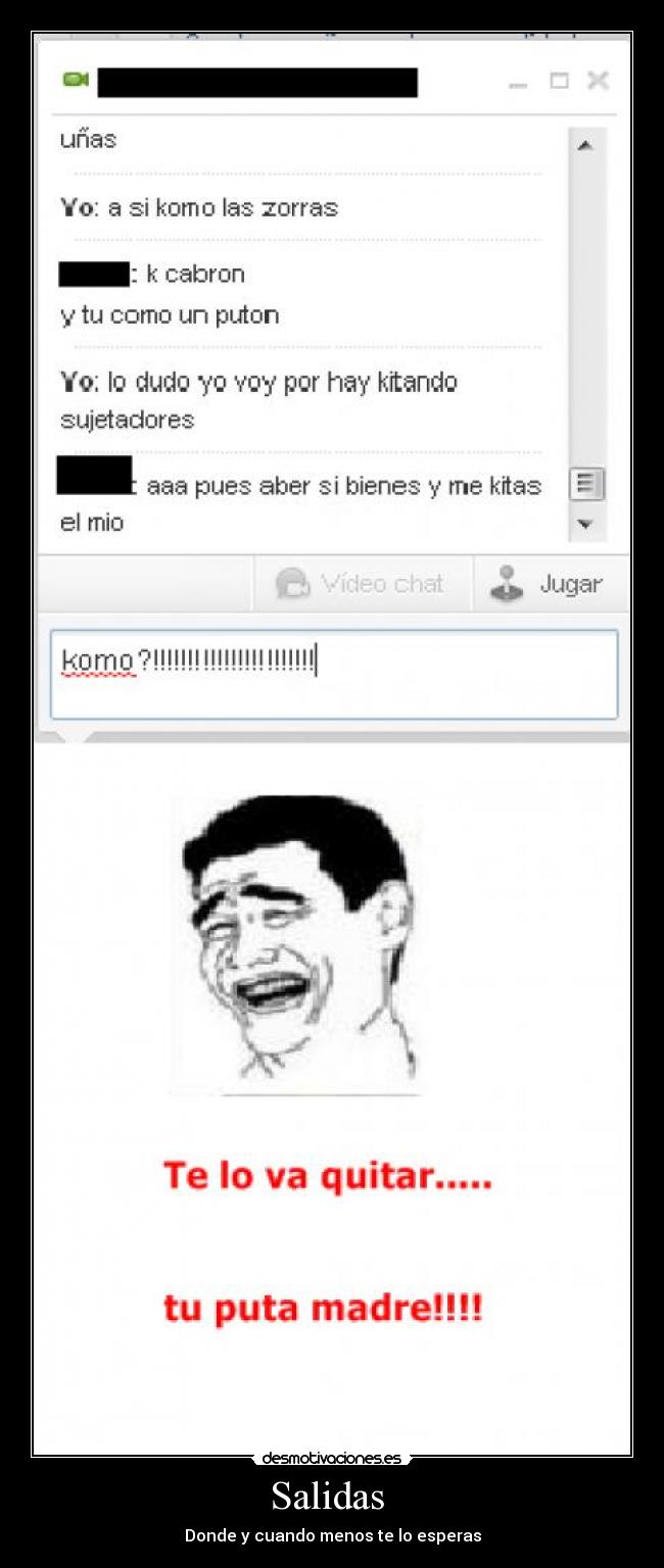 Salidas  - Donde y cuando menos te lo esperas