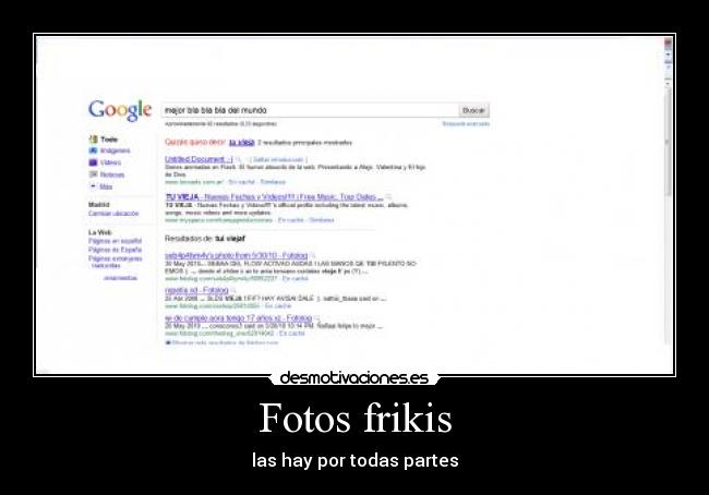 Fotos frikis -