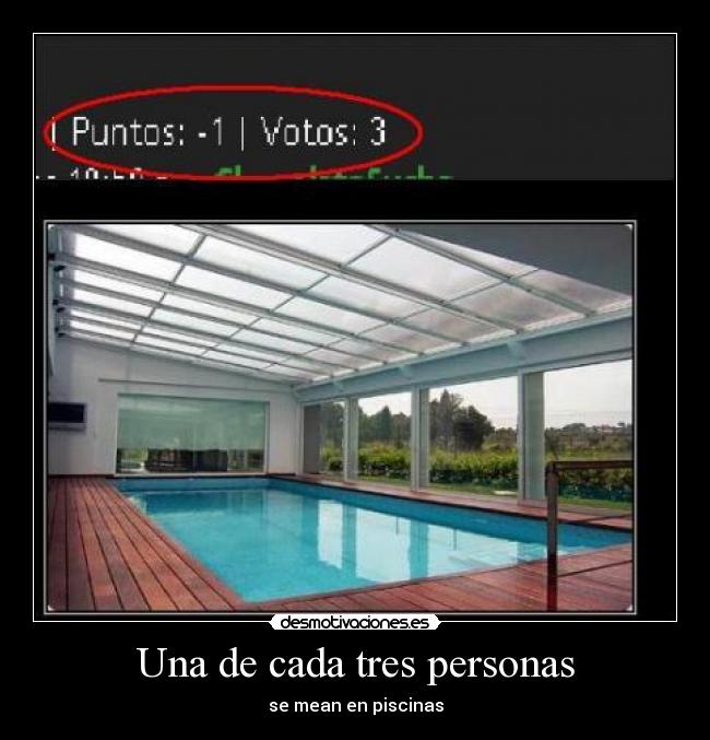 Una de cada tres personas - 