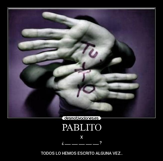 PABLITO -