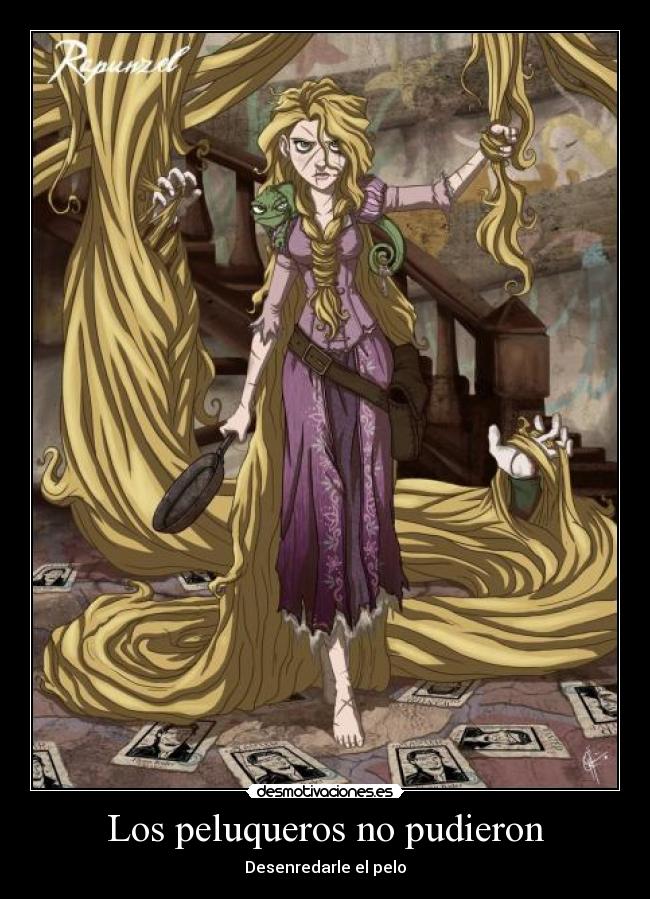 Los peluqueros no pudieron - Desenredarle el pelo