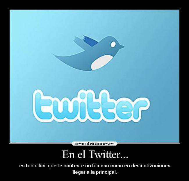 En el Twitter... -