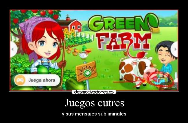 Juegos cutres - y sus mensajes subliminales