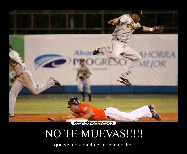 NO TE MUEVAS!!!!! - 