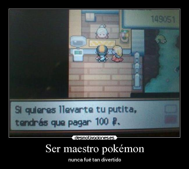 Ser maestro pokémon -