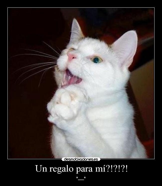 Un regalo para mí?!?!?! - 