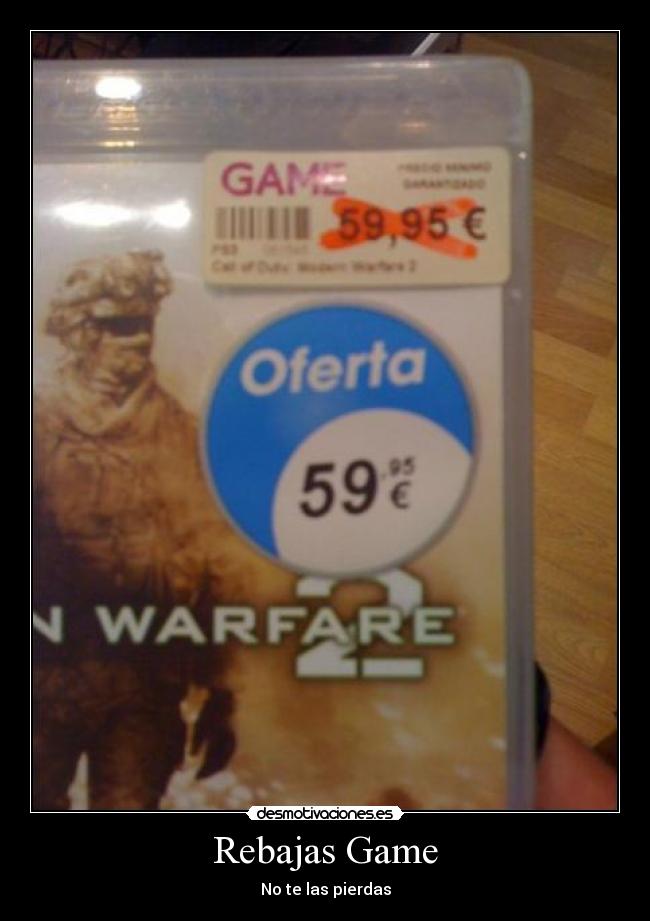 Rebajas Game - No te las pierdas