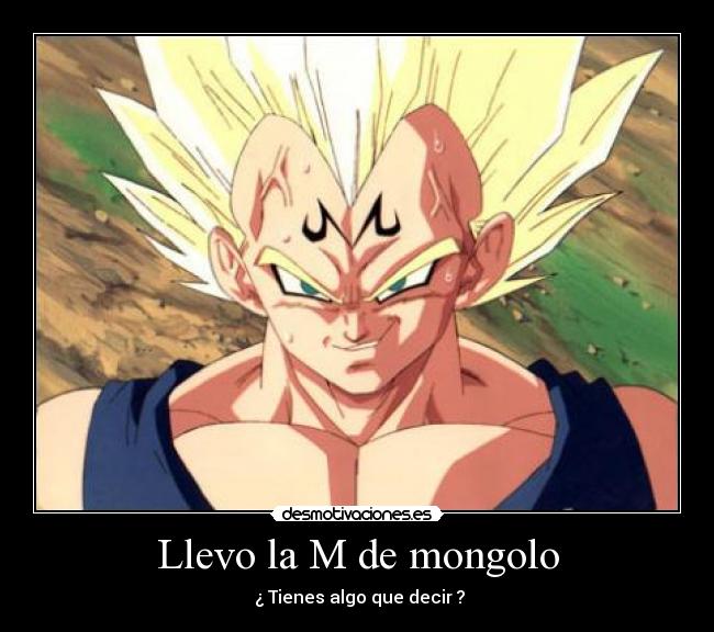 Llevo la M de mongolo - ¿ Tienes algo que decir ?