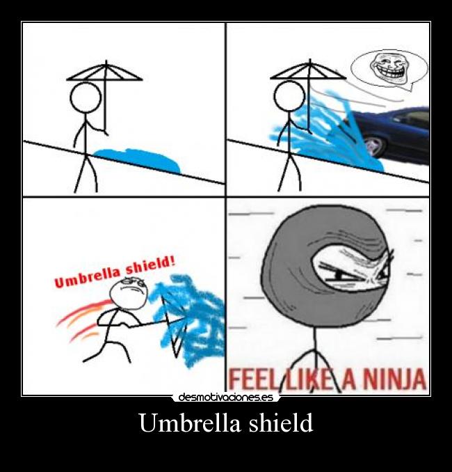 Umbrella shield -